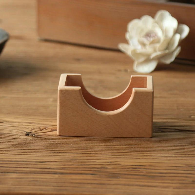 classic wood coaster set of 7 pieces walnut and beech