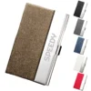stainless steel premium business card holder