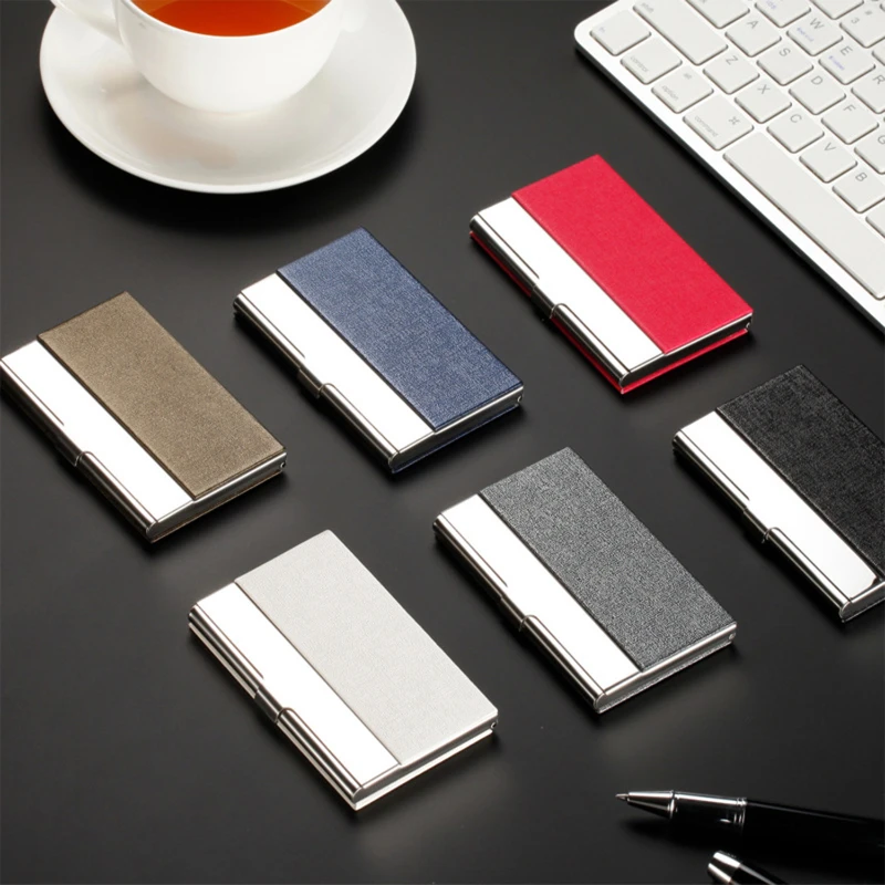 stainless steel premium business card holder