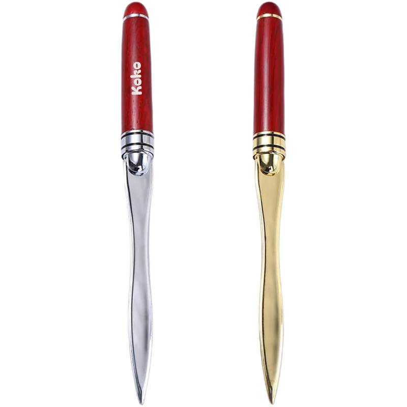 wood handle letter opener envelope slitter