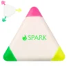 triangle highlighters 3 in 1 fluorescent marker pen