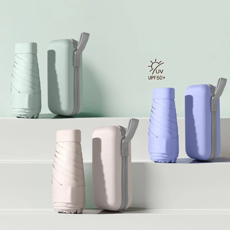 mini umbrella with case for travel