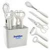 kitchen gadget 6 piece set with storage stand
