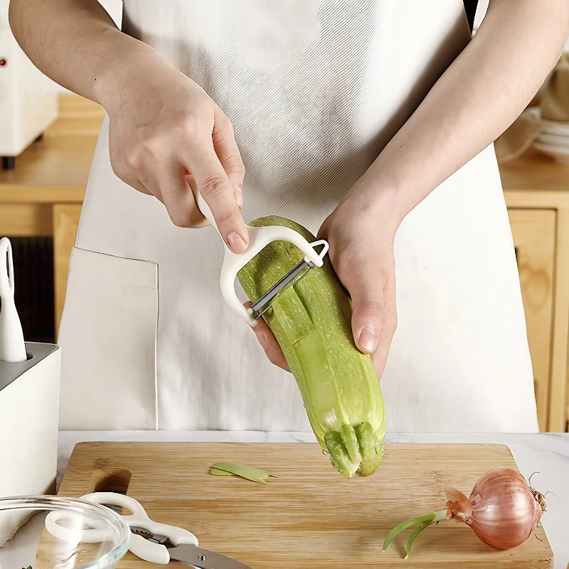 kitchen gadget 6 piece set with storage stand