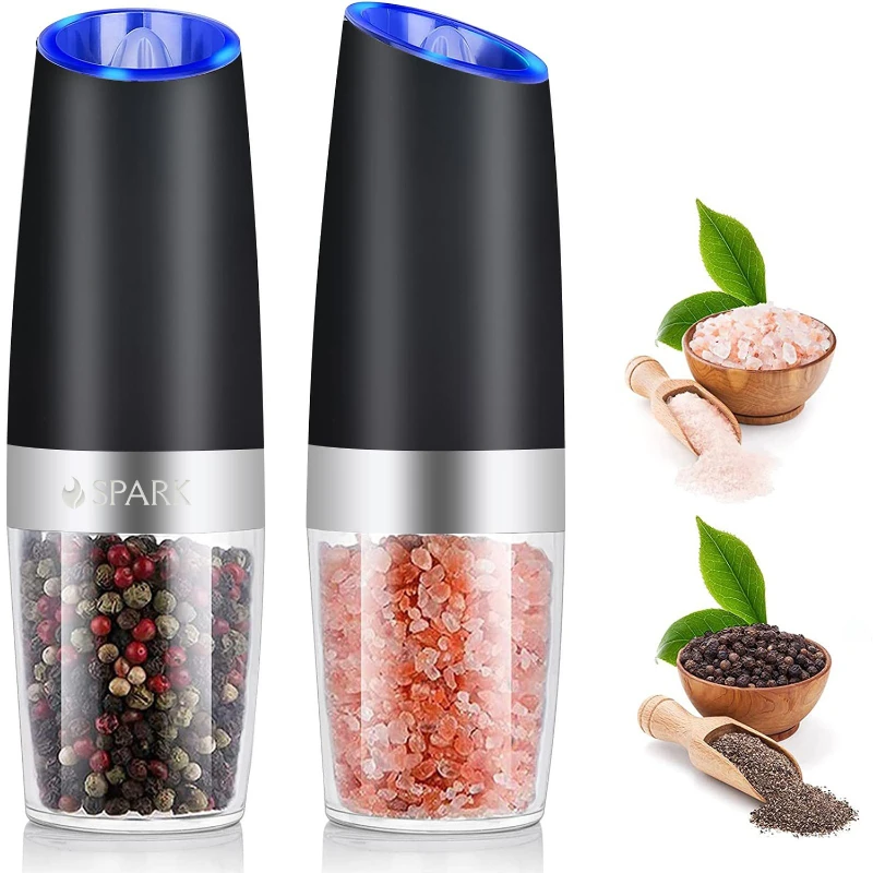 electric gravity salt and pepper grinder