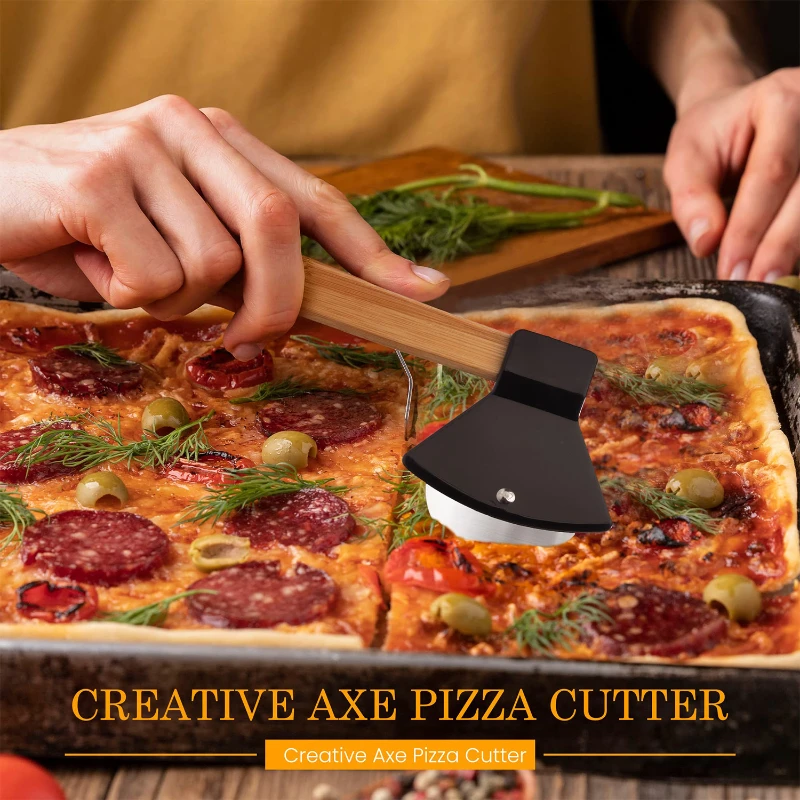 axe shaped pizza cutter wheel