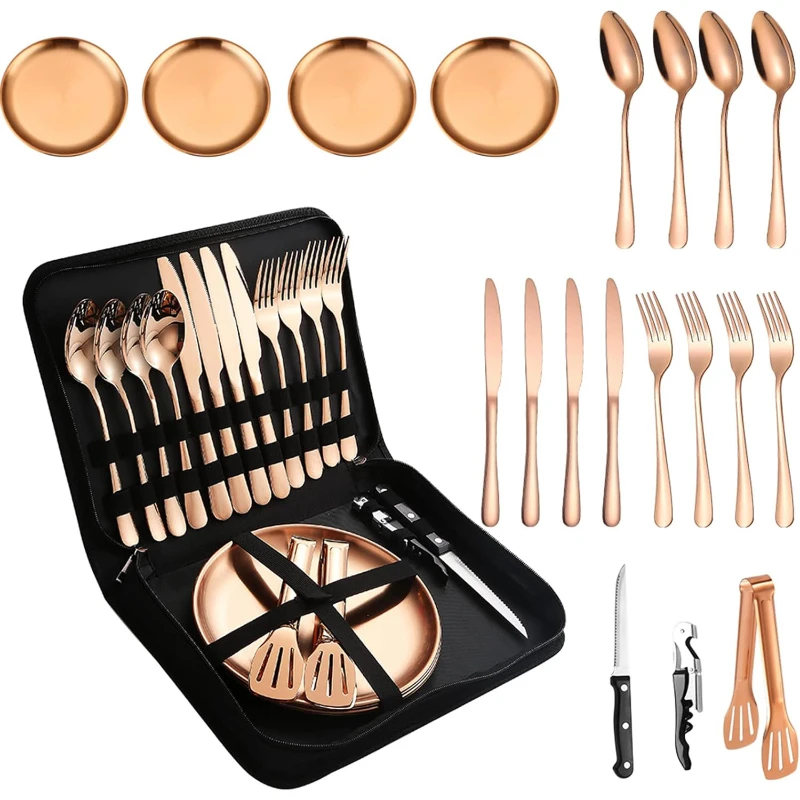 24 pcs silverware set