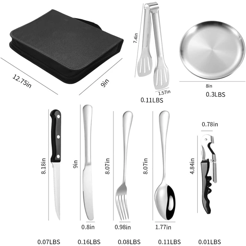 24 pcs silverware set