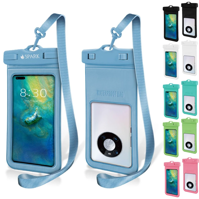 universal waterproof pouch with lanyard