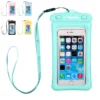 universal waterproof phone pouch with lanyard