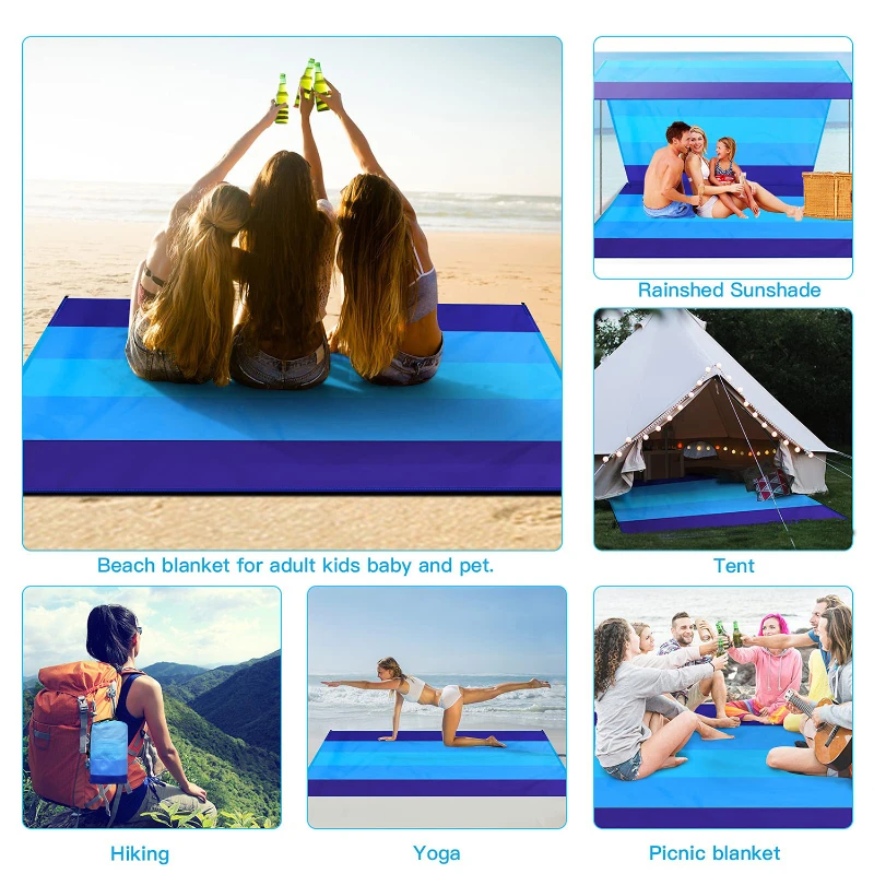 beach blanket 78'' x 81''