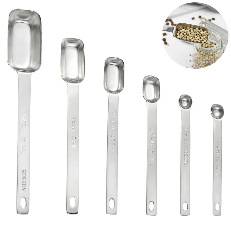 stainless steel measuring spoon