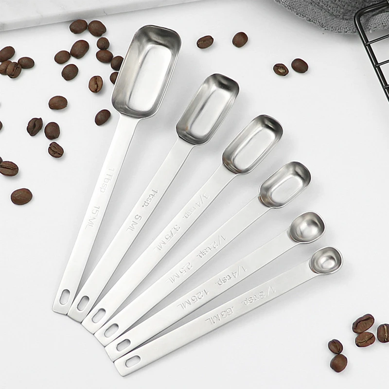 stainless steel measuring spoon