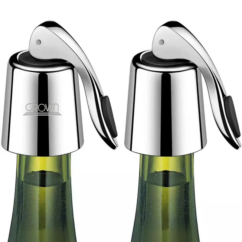 stainless steel wine bottle stopper