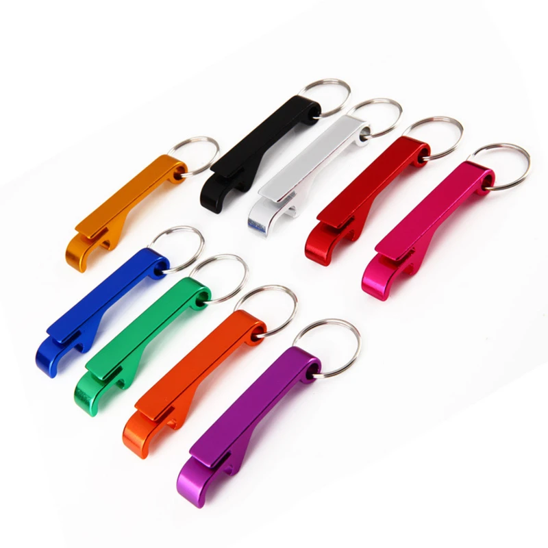 aluminum alloy bottle opener keychain