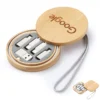multi usb adapter kit with bamboo storage box