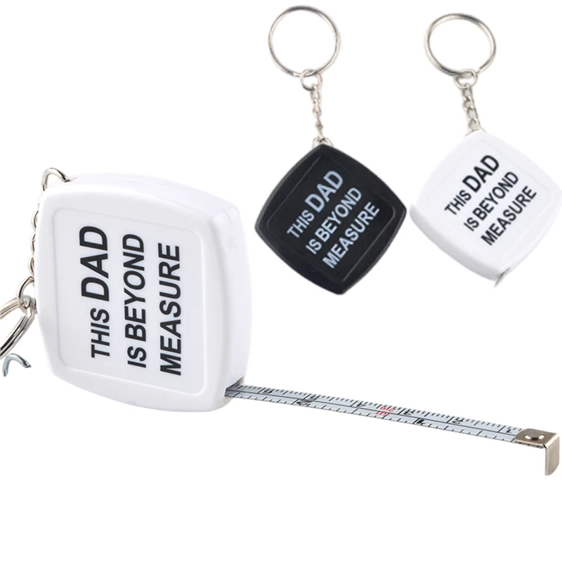 square keychain tape measure