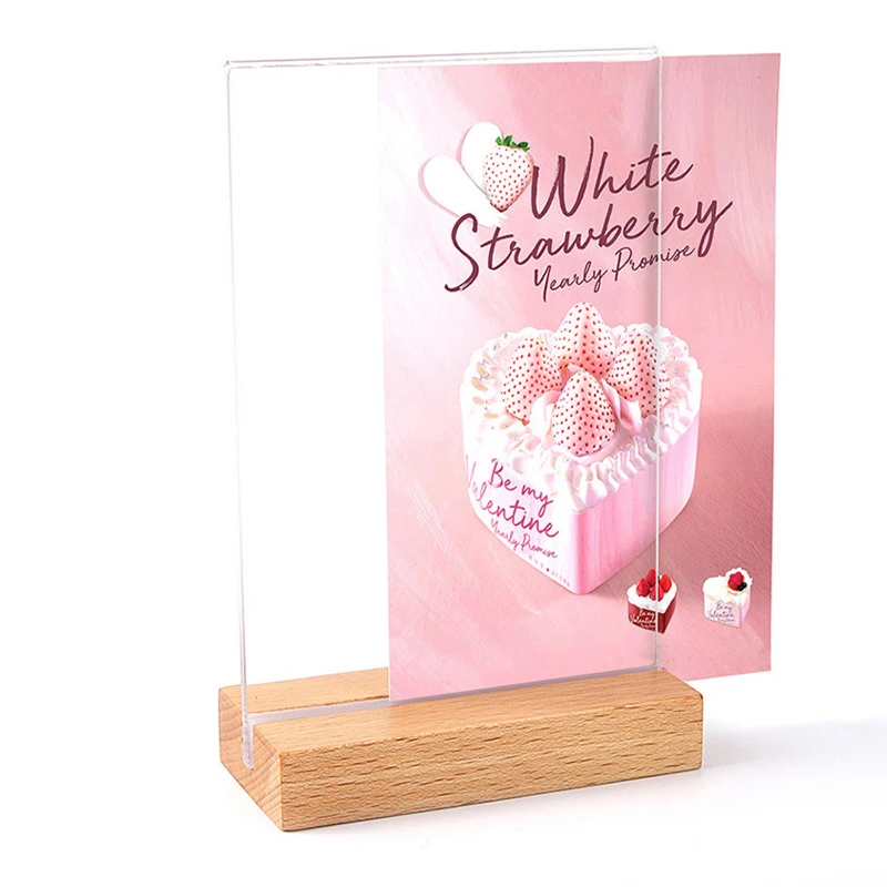 beech wood display stand