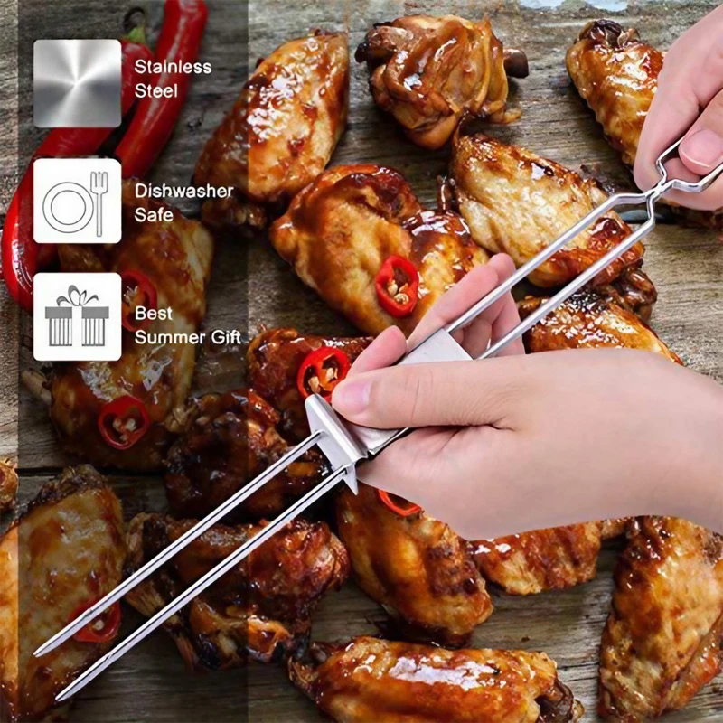 stainless steel bbq skewers