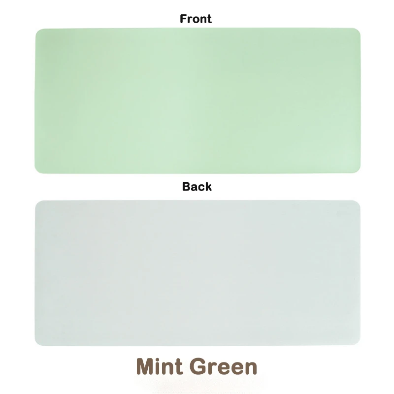 dual sided large leather mouse pad