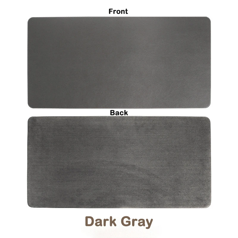 dual sided large leather mouse pad
