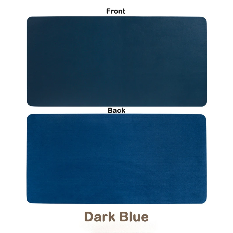 dual sided large leather mouse pad