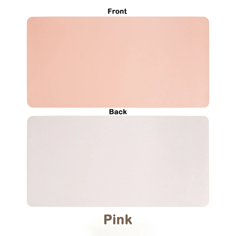 dual sided large leather mouse pad