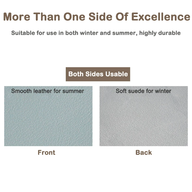 dual sided large leather mouse pad