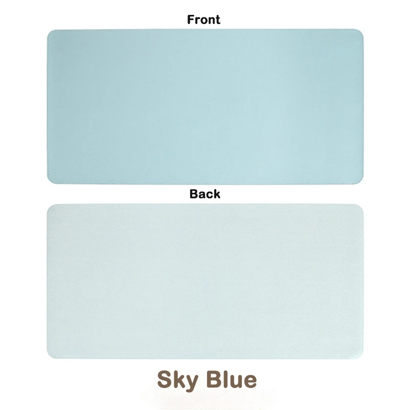 dual sided large leather mouse pad