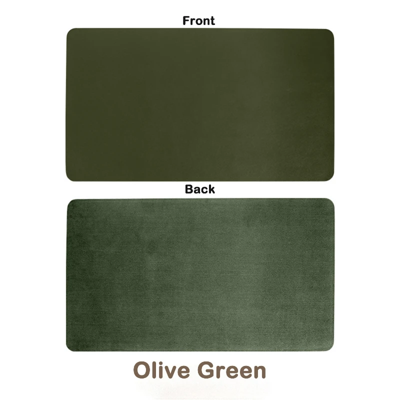 dual sided large leather mouse pad