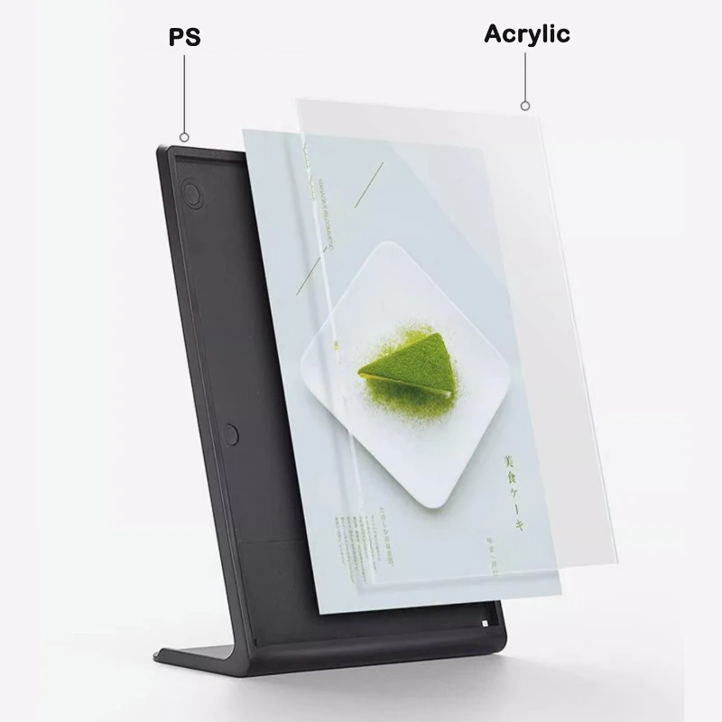 durable display stand for menus and promotions