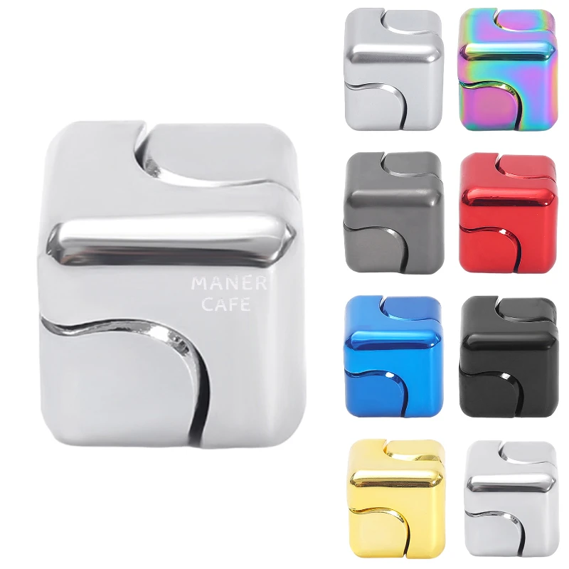 colorful alloy fidget spinner cube
