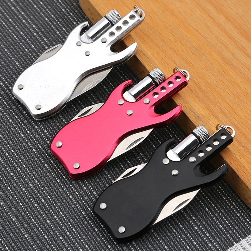 3 in 1 foldable knife with led light and opener