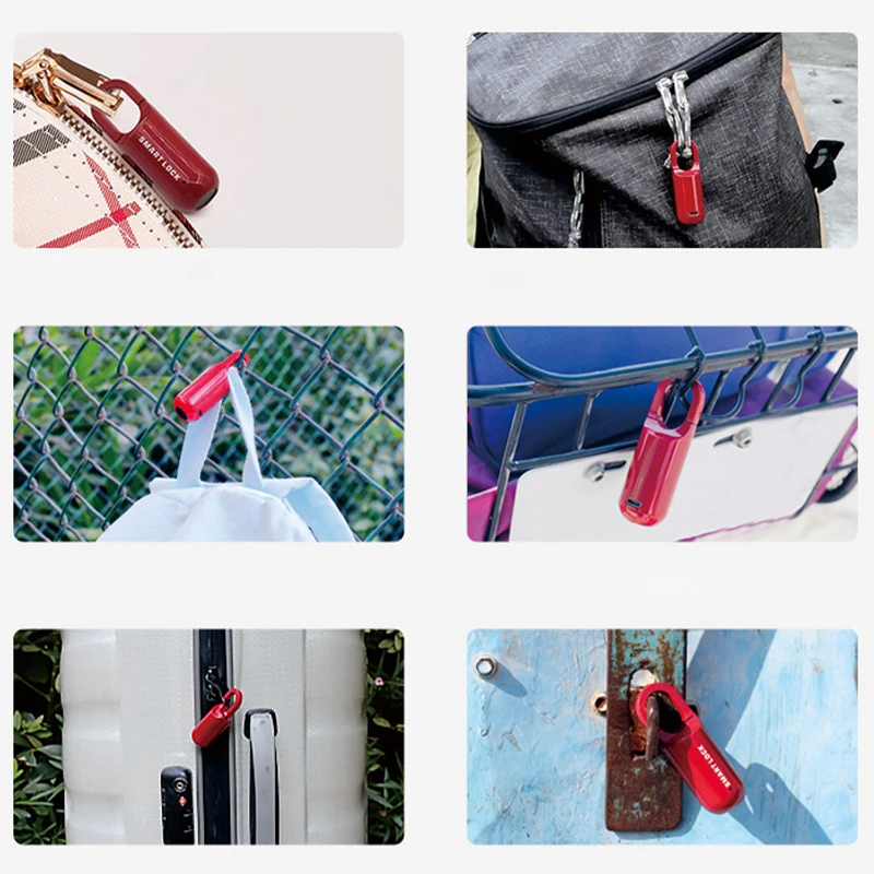 stainless steel fingerprint padlock