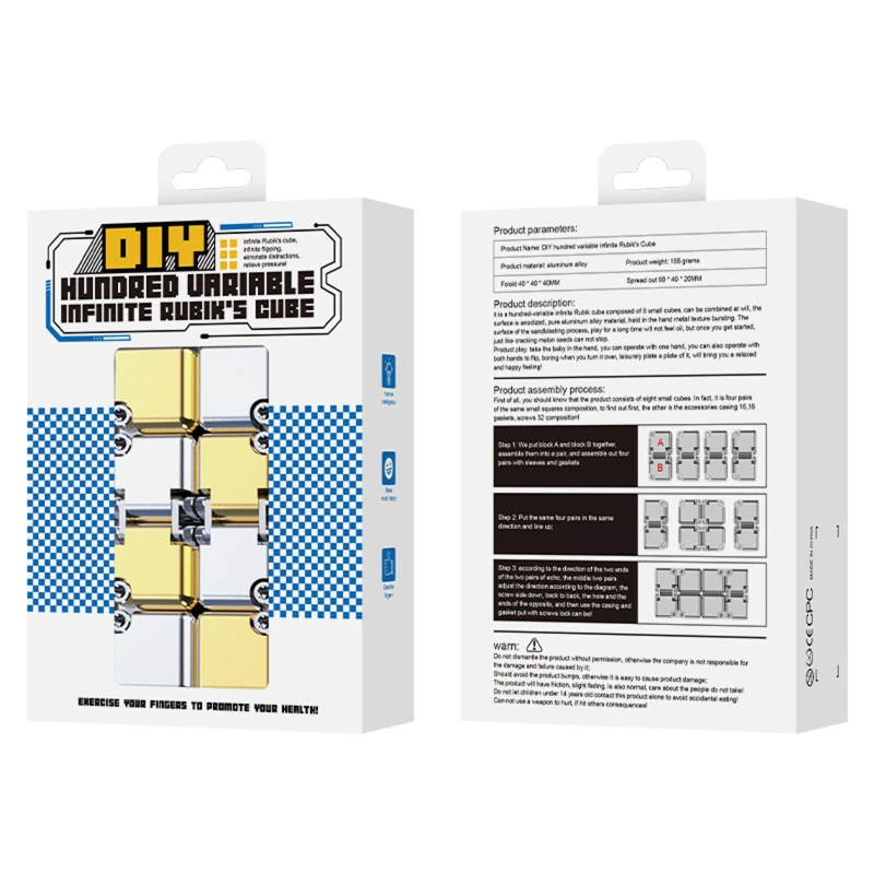 aluminum infinite stress relief cube