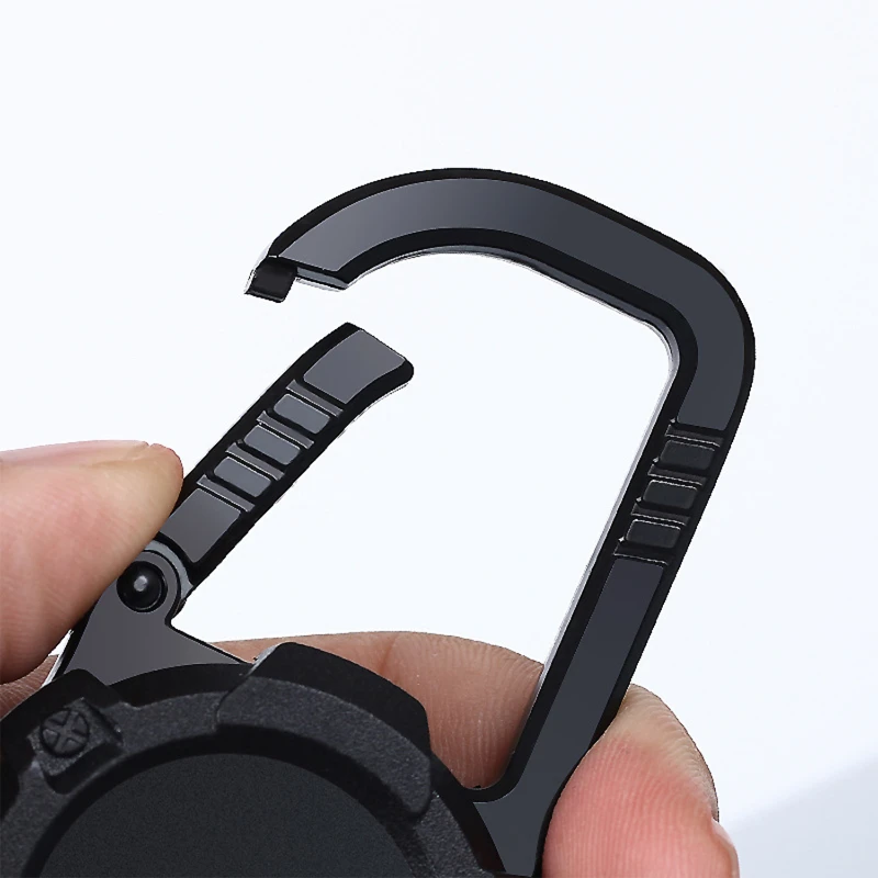 retractable magnetic carabiner keychain clip