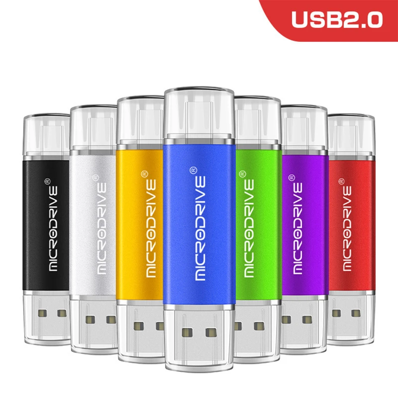 dual interface metal usb c flash drive