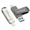 dual interface metal usb 3.0 flash drive