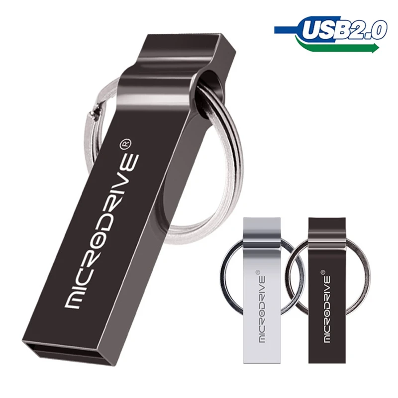 metal usb 2.0 flash drive keychain