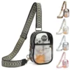 clear crossbody shoulder bag