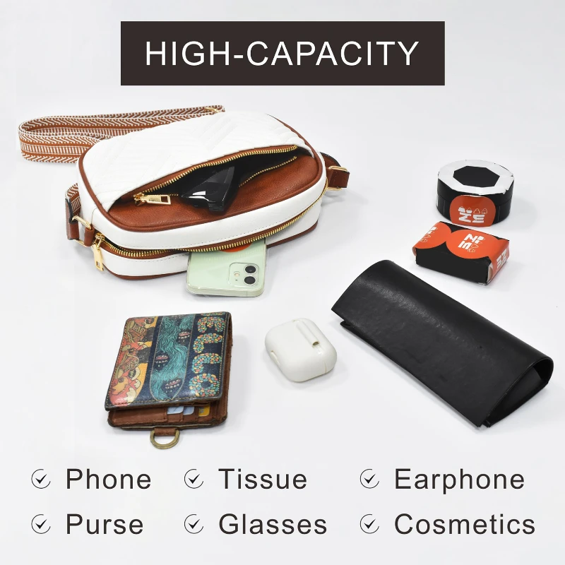 vintage quilted crossbody bag