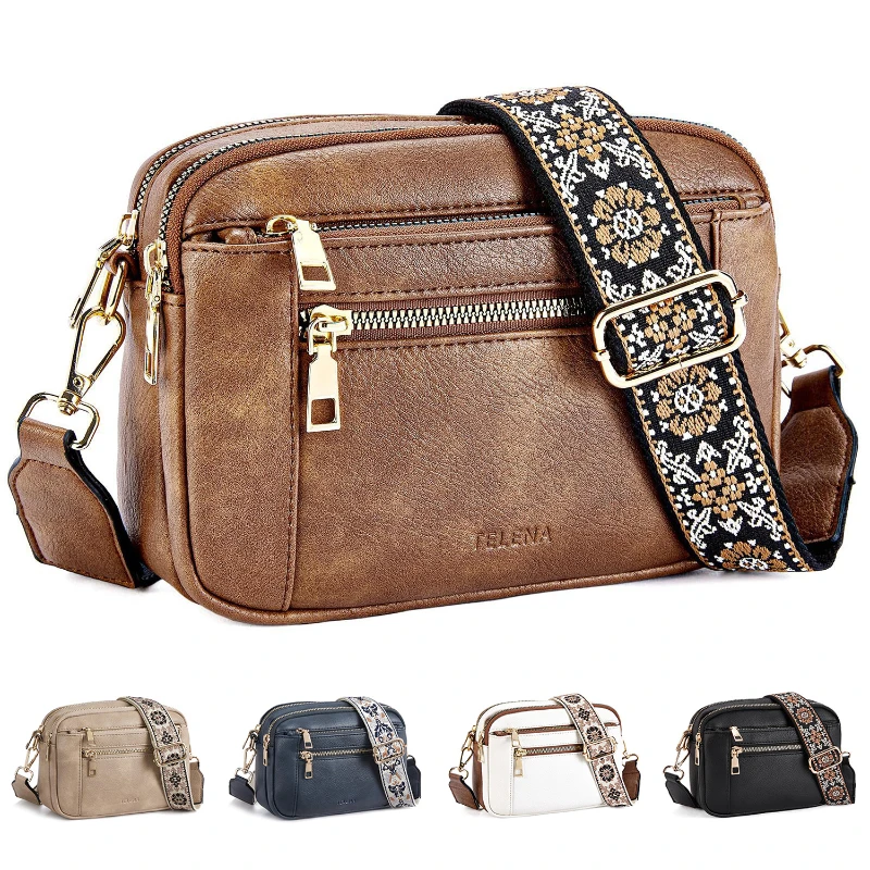 chic floral shoulder bag