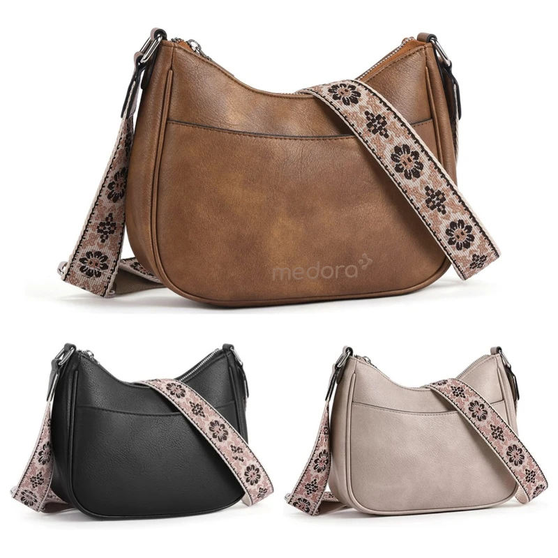 vintage crescent shoulder bag