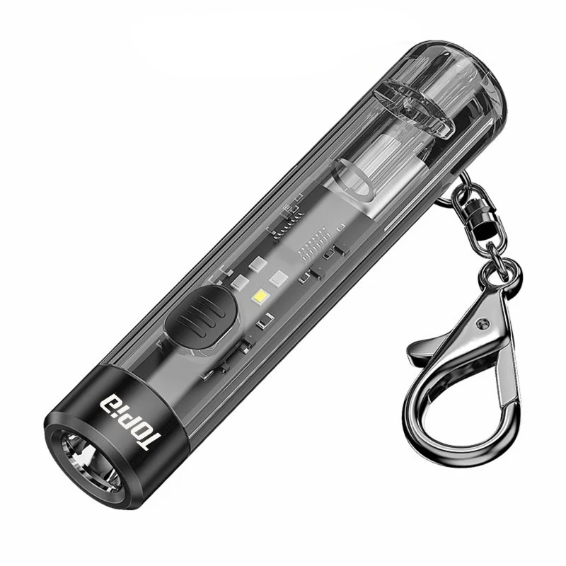 mini keychain rechargeable flashlight