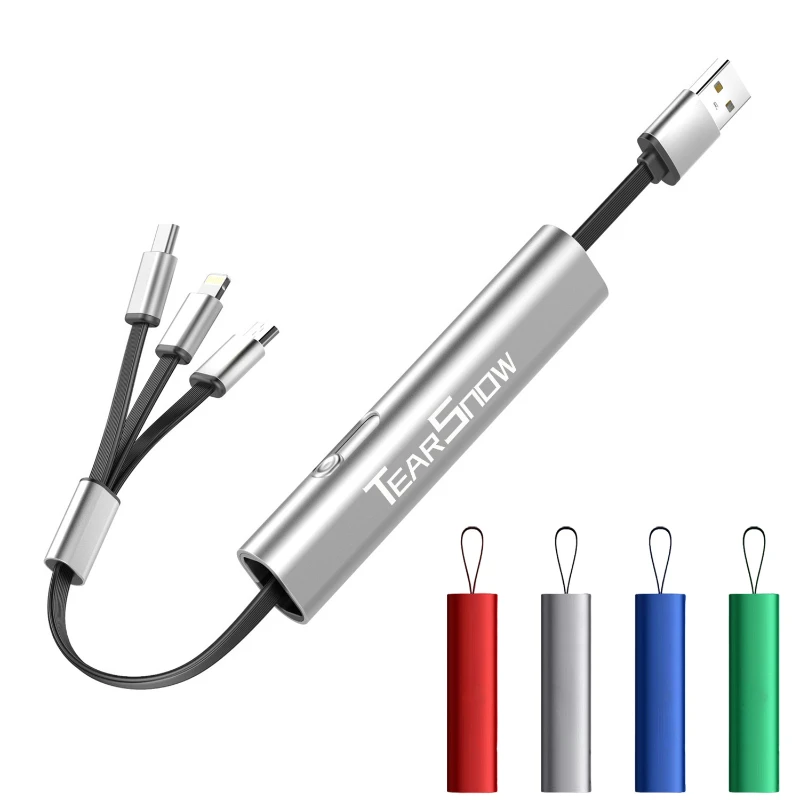 retractable multi charging cable