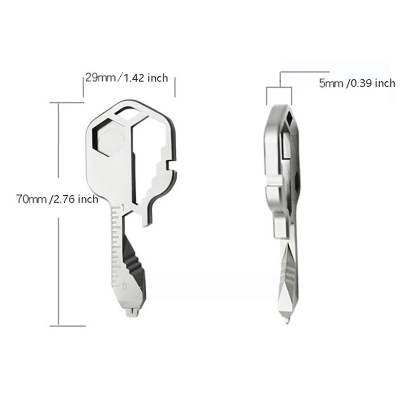 24 in 1 stainless steel multifunctional key tool