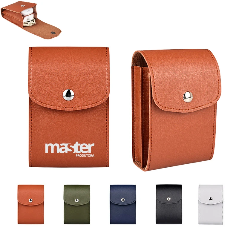 pu leather cable organizer pouch