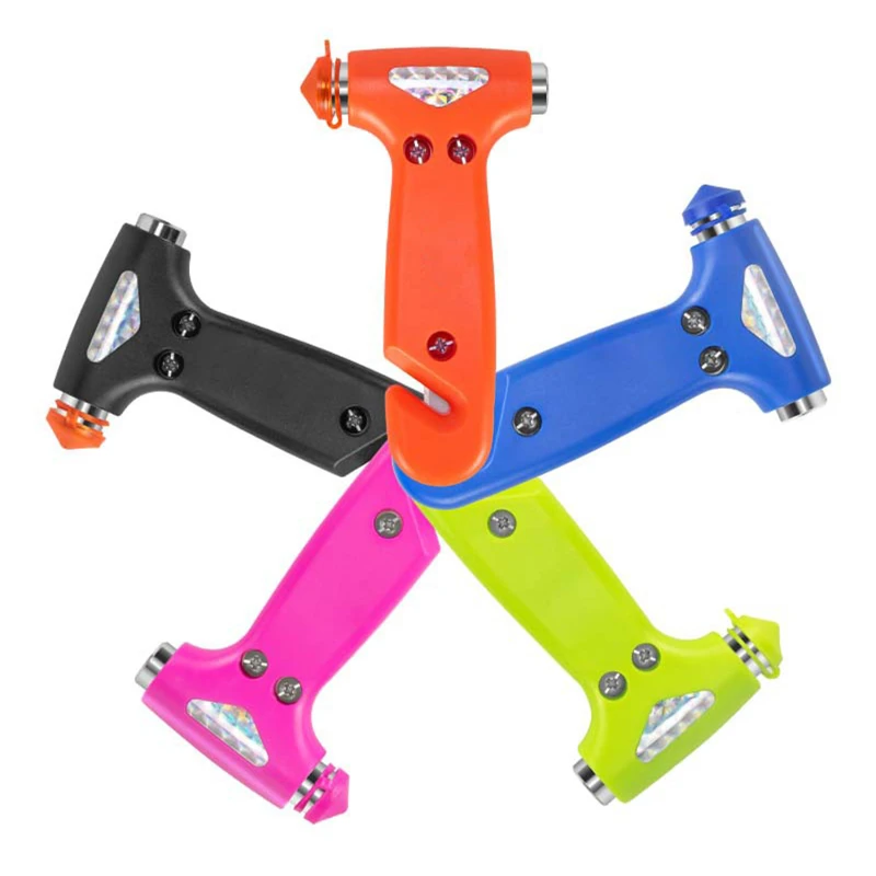 car safety hammer with seatbelt cutter