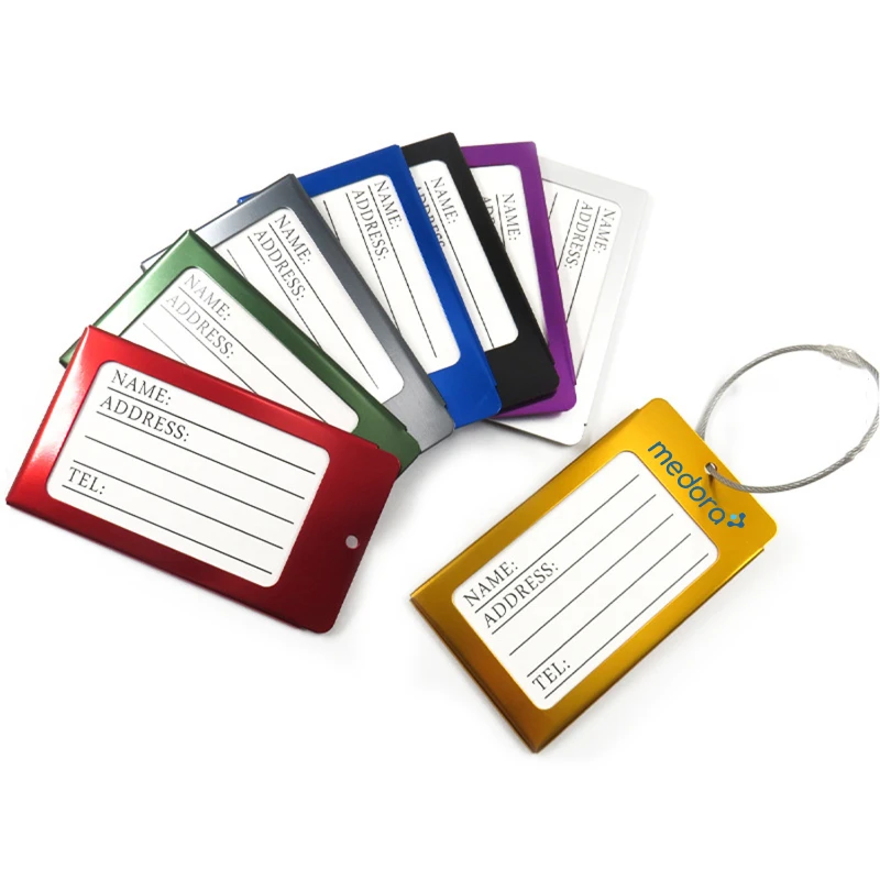 aluminum classic id luggage tag