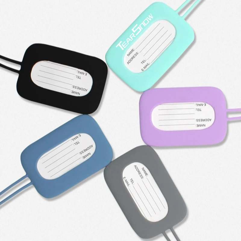 silicone luggage tag